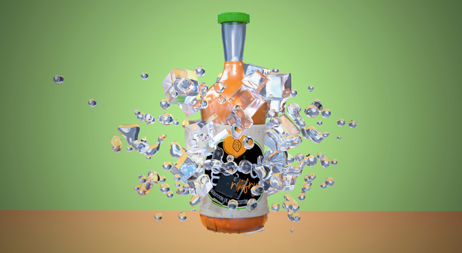 Modelado y animación 3D con Cinema 4D para el spot publicitario de Good Refry