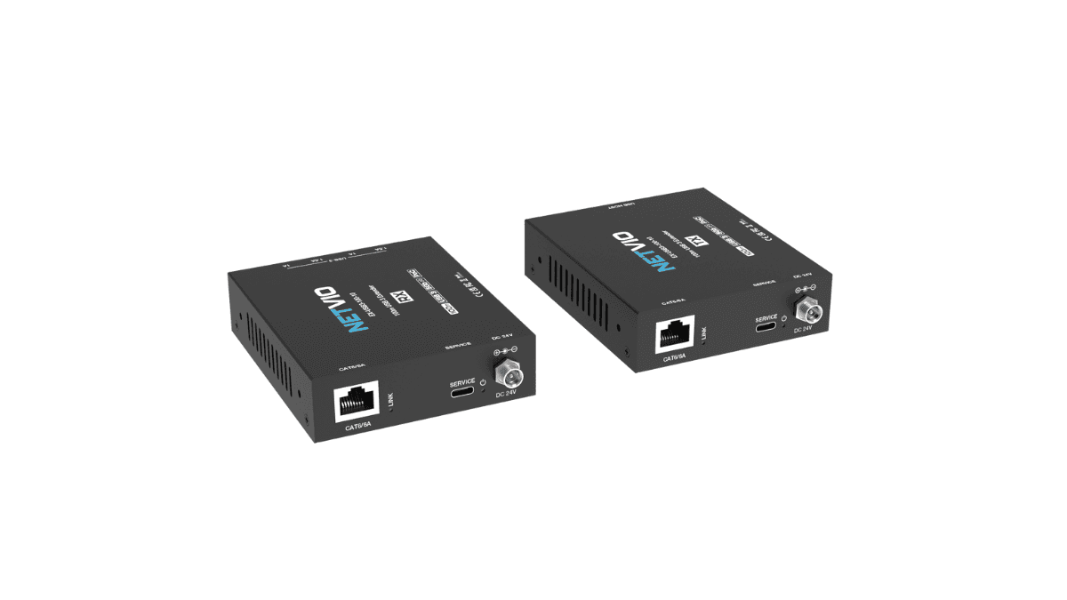 Two NETVIO network extension devices.