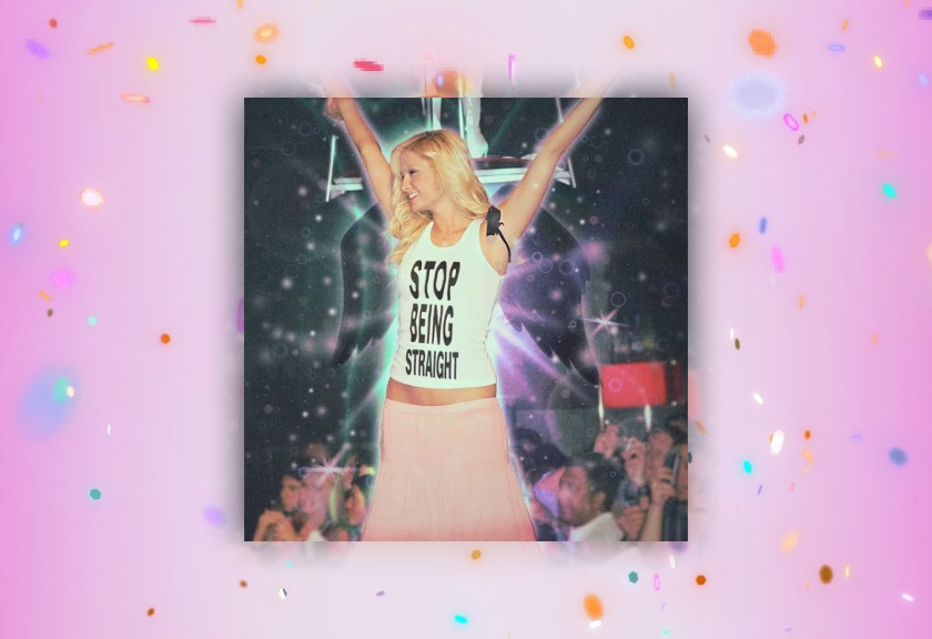 Dreamy baby shower invitation template with a cosmic blue background and illustrated baby carriage glowing under stars.