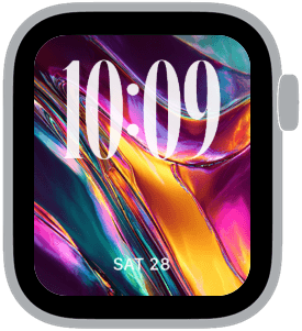prism reverie Apple Watch face preview 2 featuring abstract, gradient, and modern.