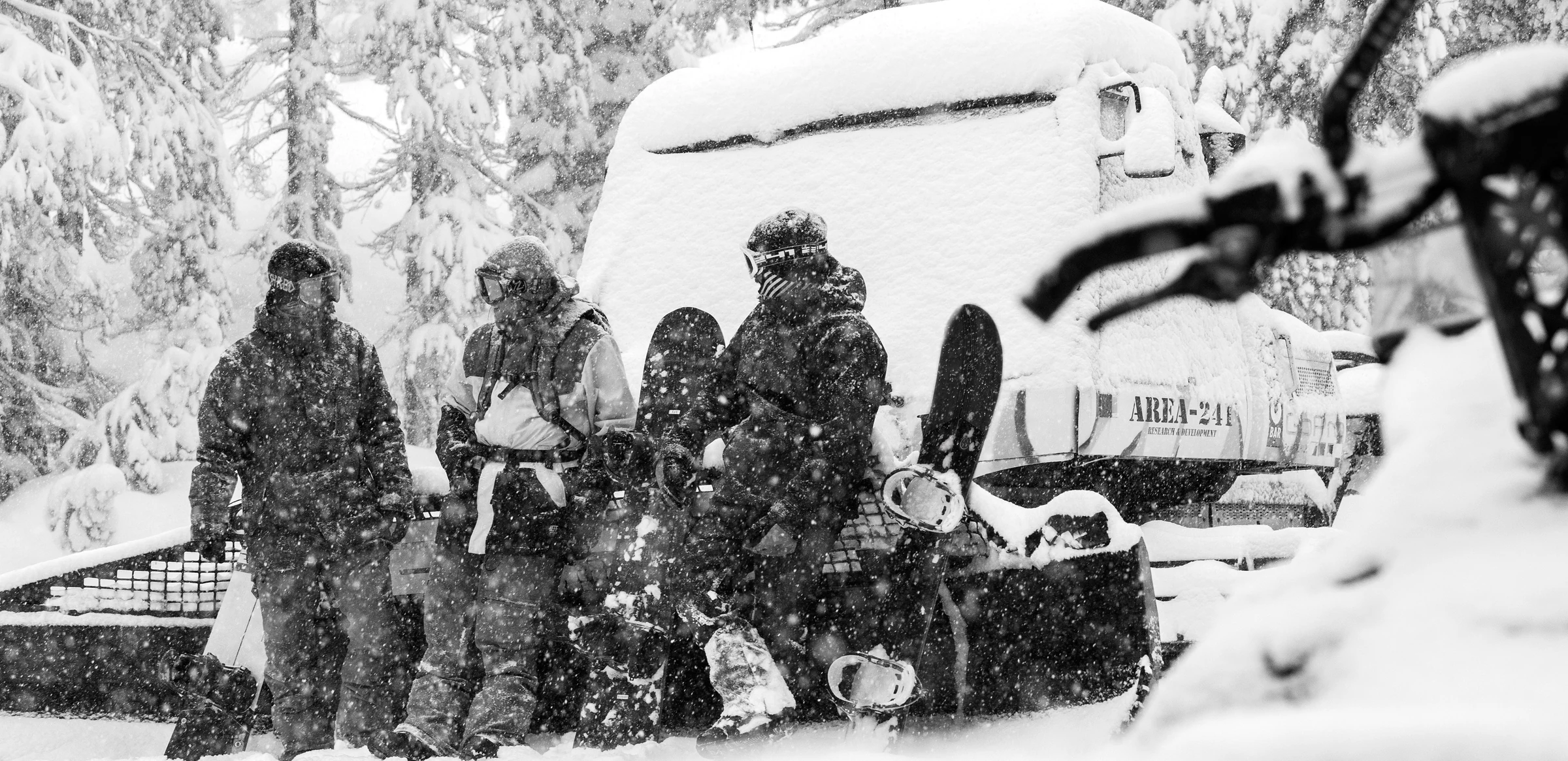 Flow Snowboarding portfolio hero