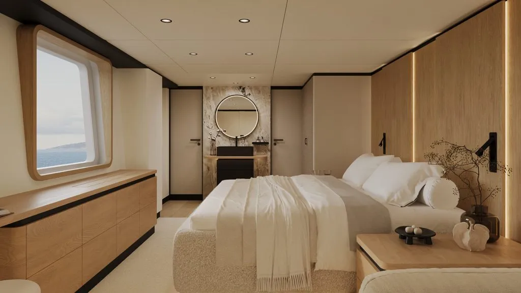 Stateroom of the 80 Sunreef Power