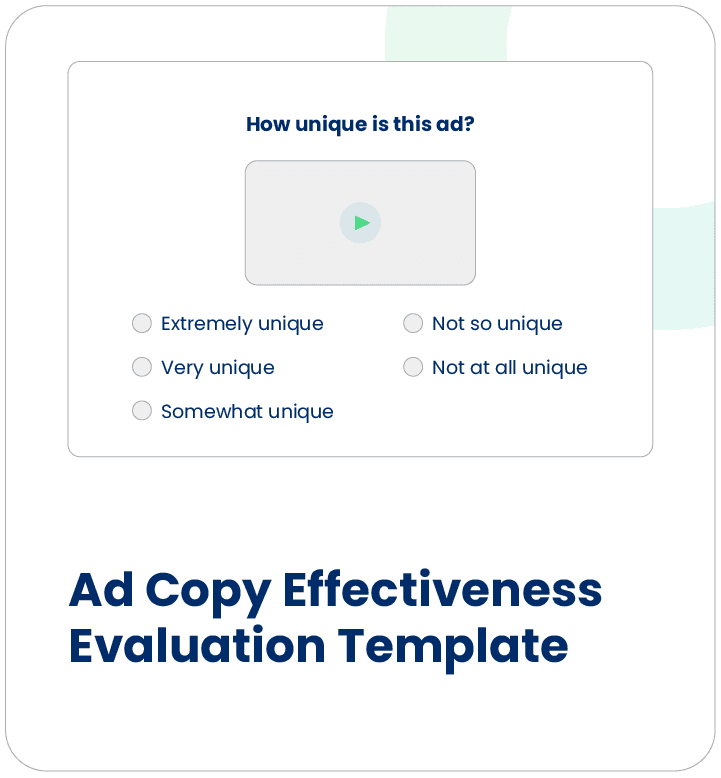 Ad Copy Effectiveness Evaluation Template