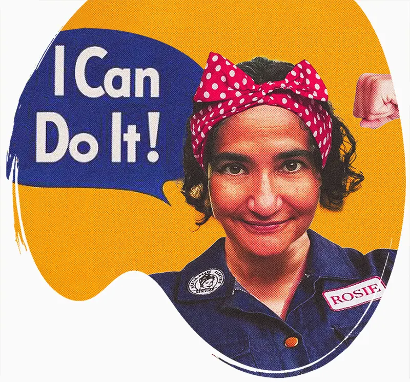 I can do it! self-portrait