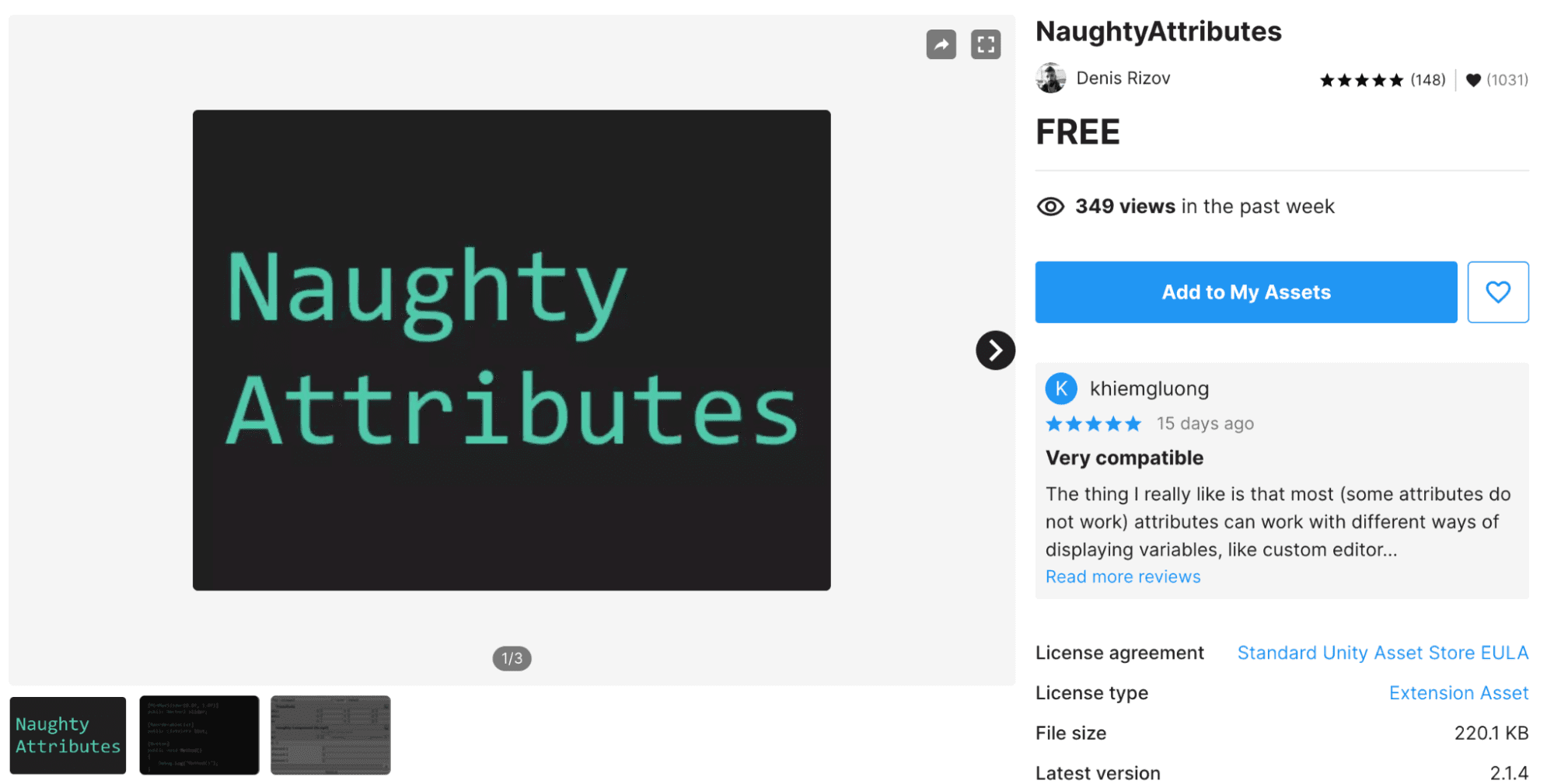 NaughtyAttributes lets you add a variety of attributes to your scripts, improving the overall interface for your designers.