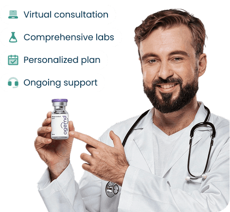 A fit man jogging in the park