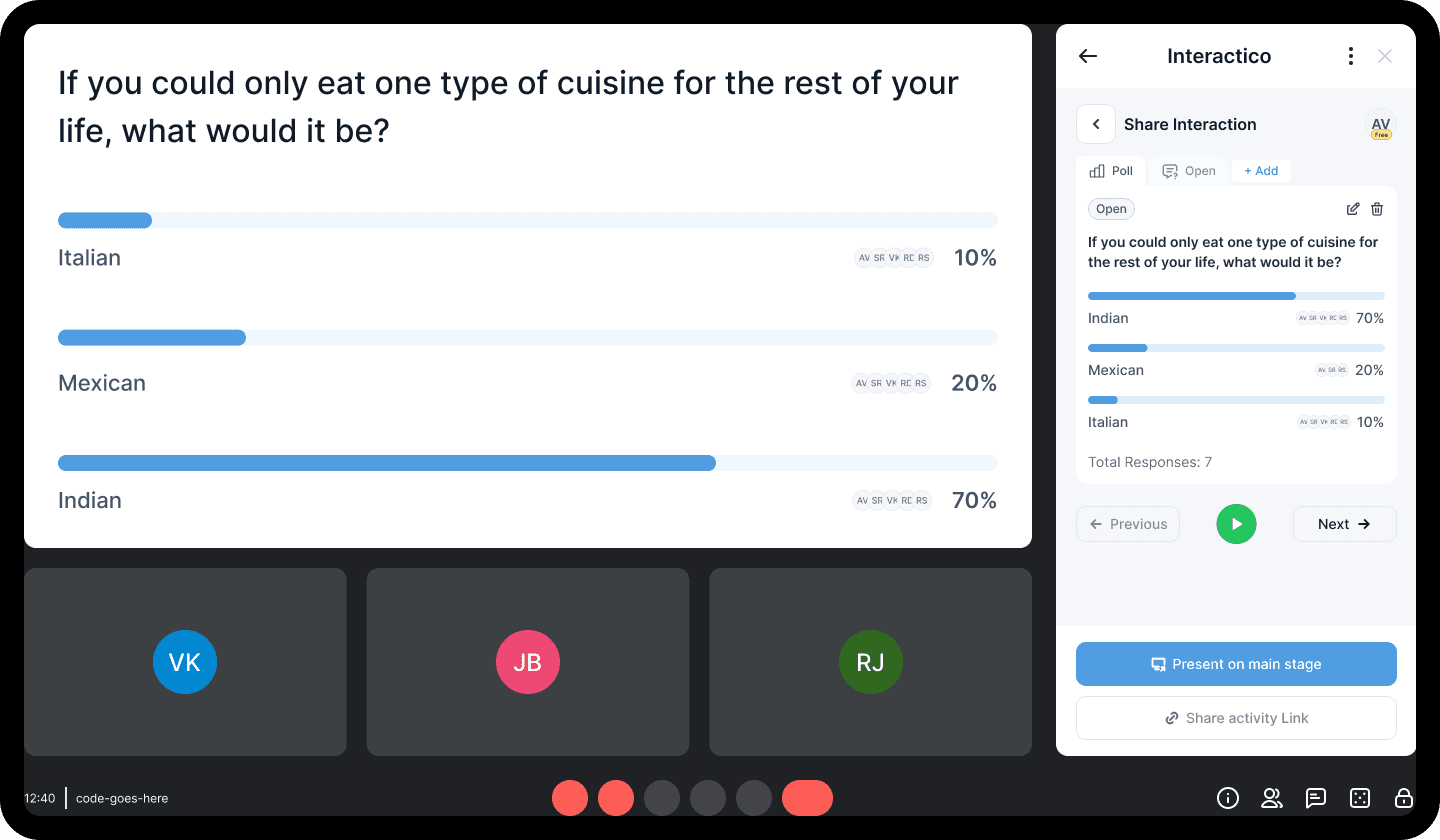 Feature demonstration