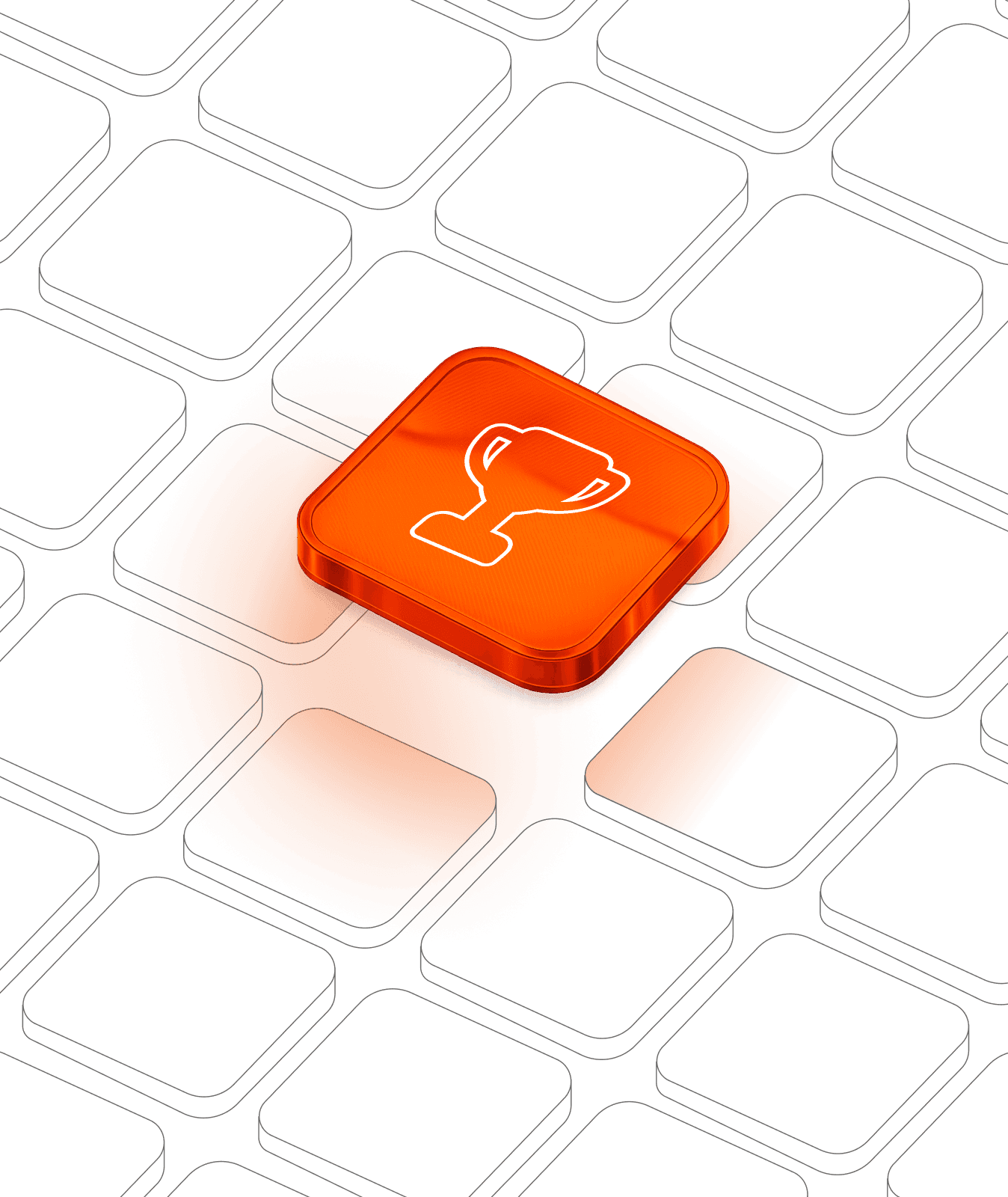 A collection of app icons with 3 strategically floating to show different app categories