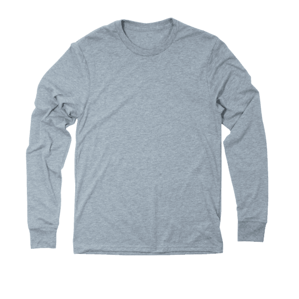Blue long sleeve tee