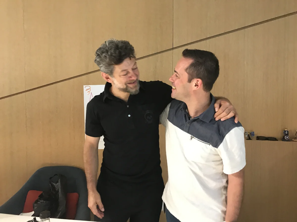 Andy Serkis and Arnaud Galand at Magic Leap