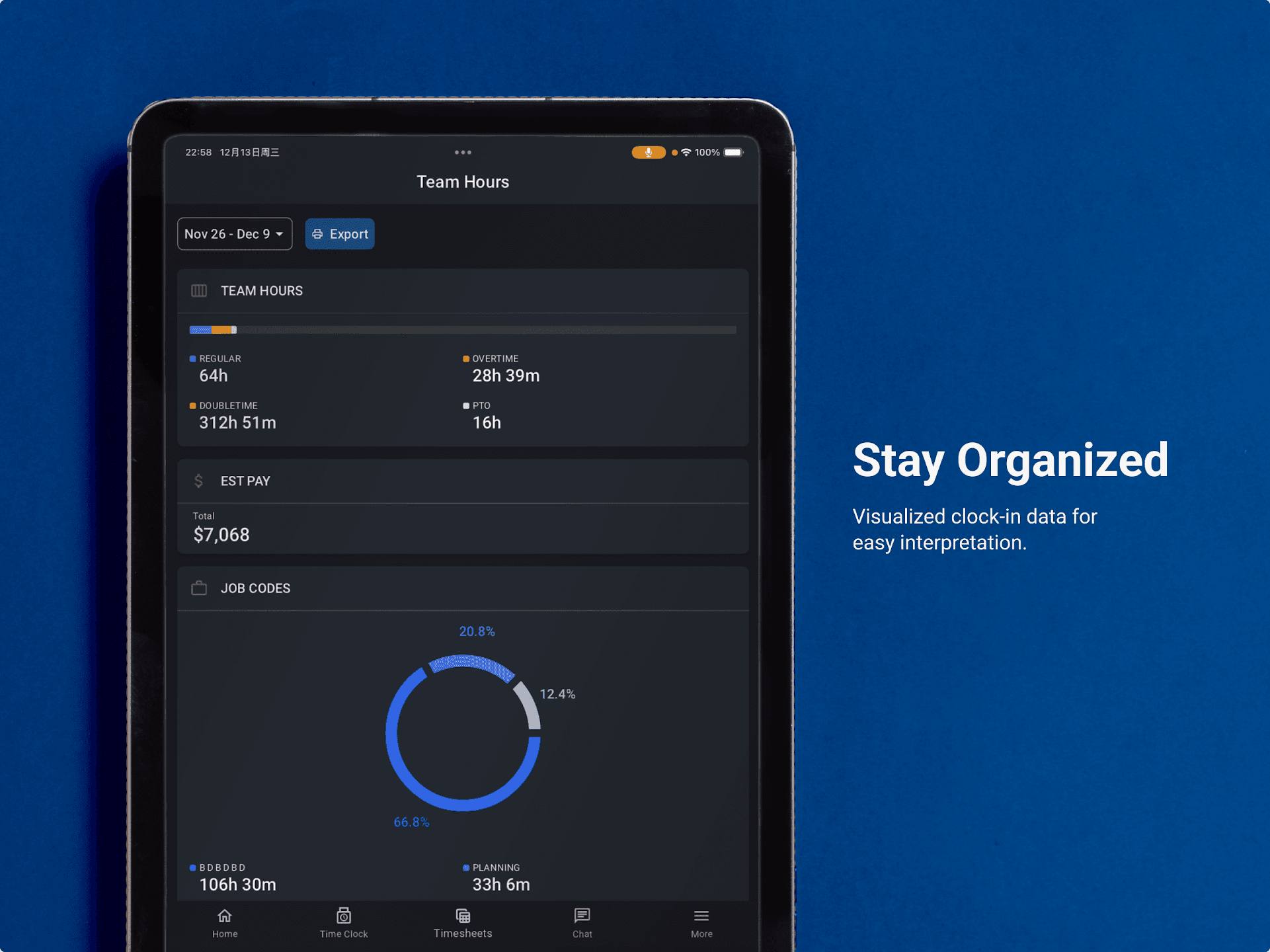 Shiftflow Ipad Version UI Design