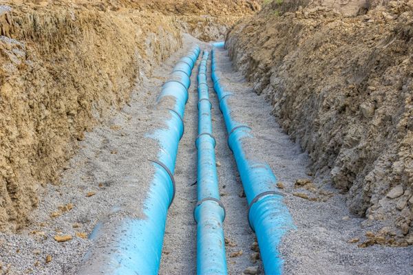 Disused water main pipes requiring ground improvement work from Mainmark