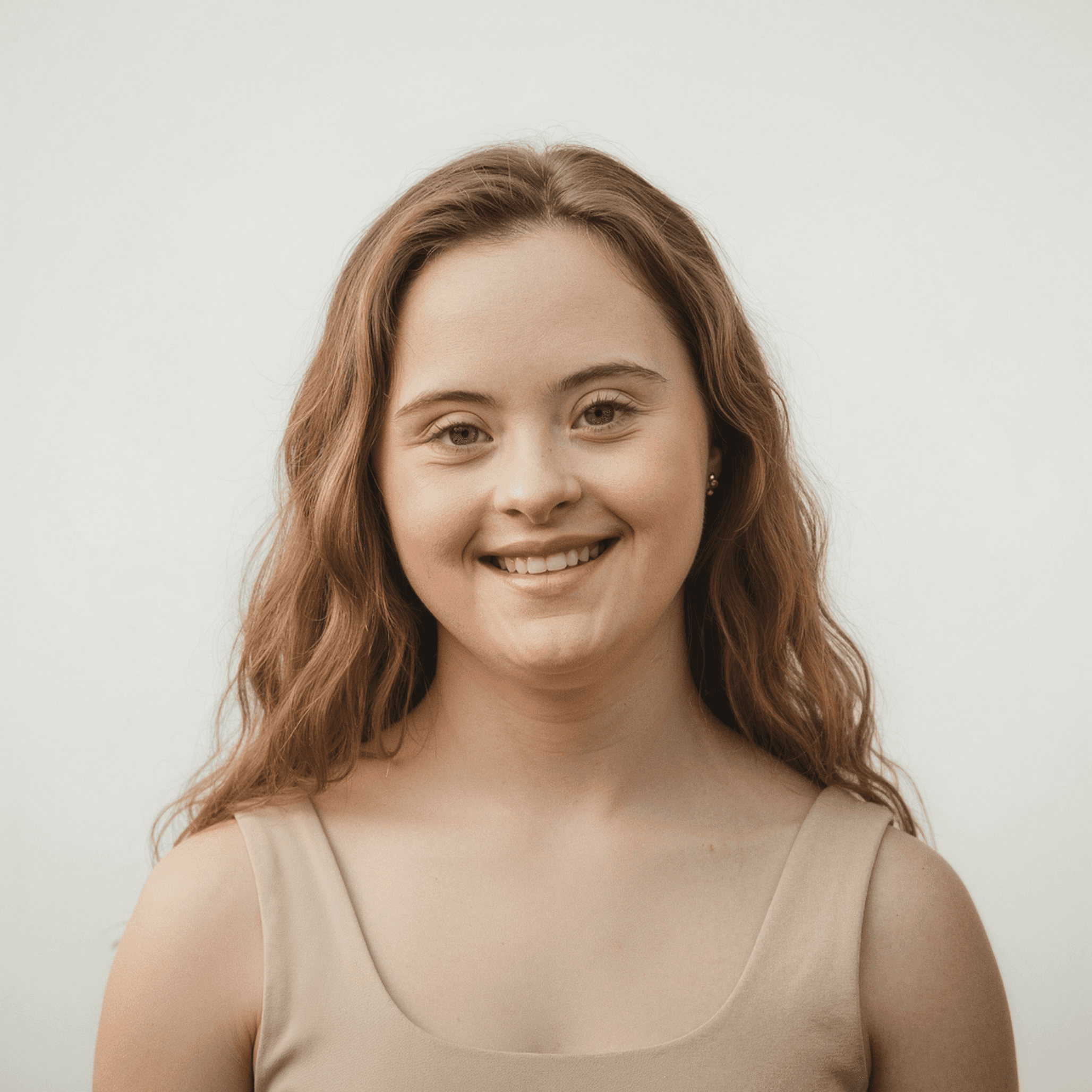 An AI-generated disabled girl