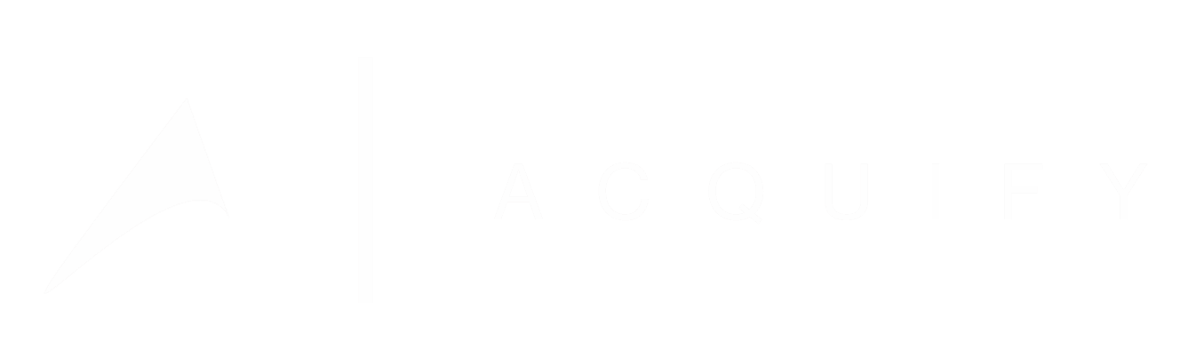 Company logo in white