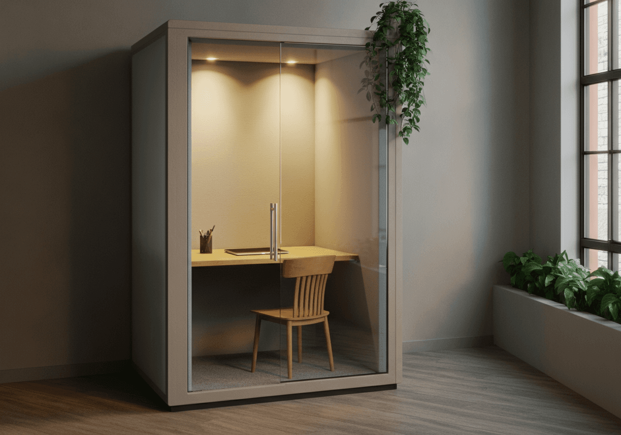 Private pod for meetings