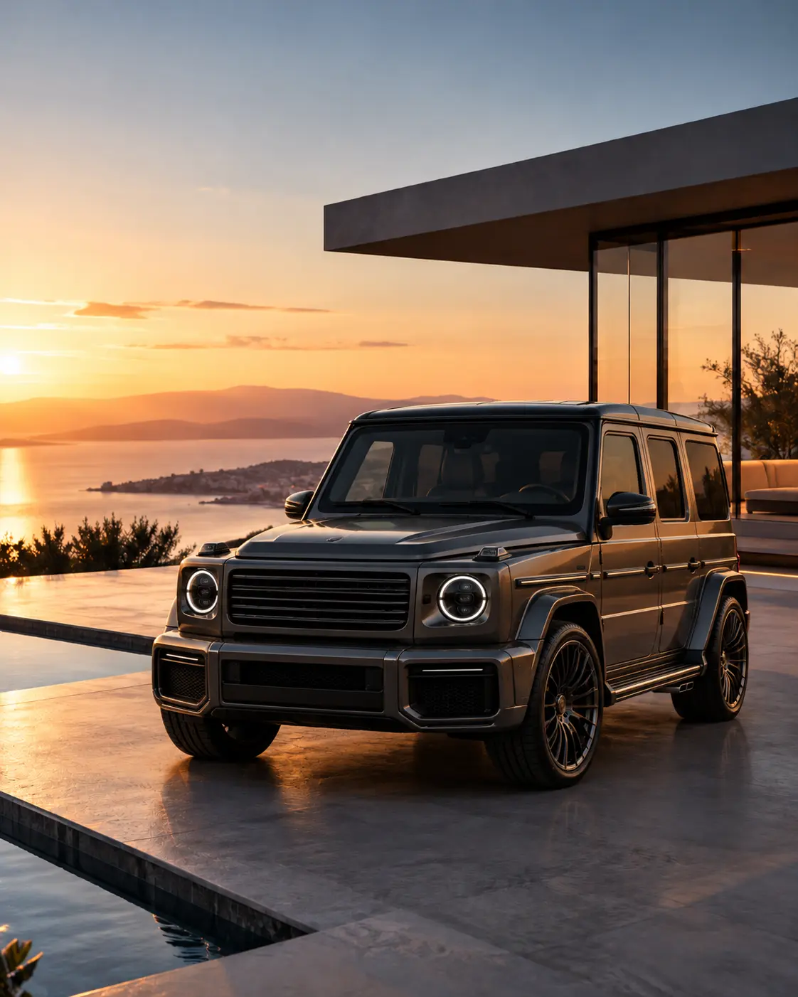Voiture présentée dans une expérience de configurateur automobile