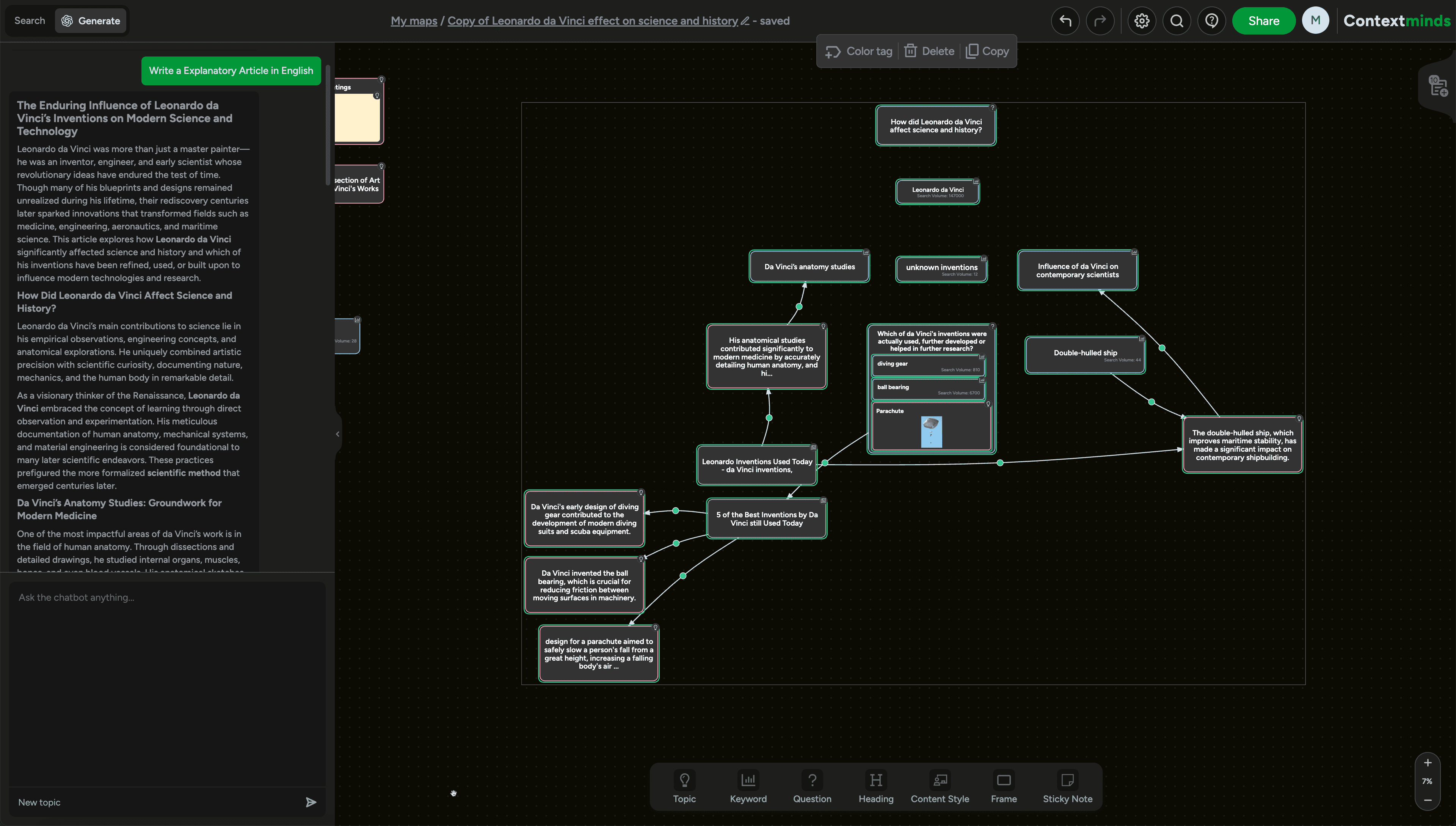 A step-by-step guide to context charting in Contextminds