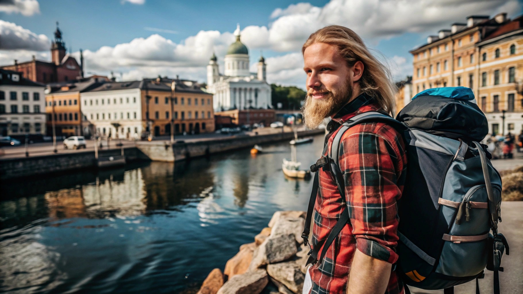 a 28-year-old from Helsinki is backpacking through Southern Europe in July