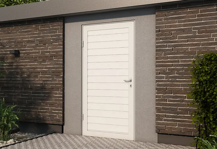 house interior with stairs and a tall window