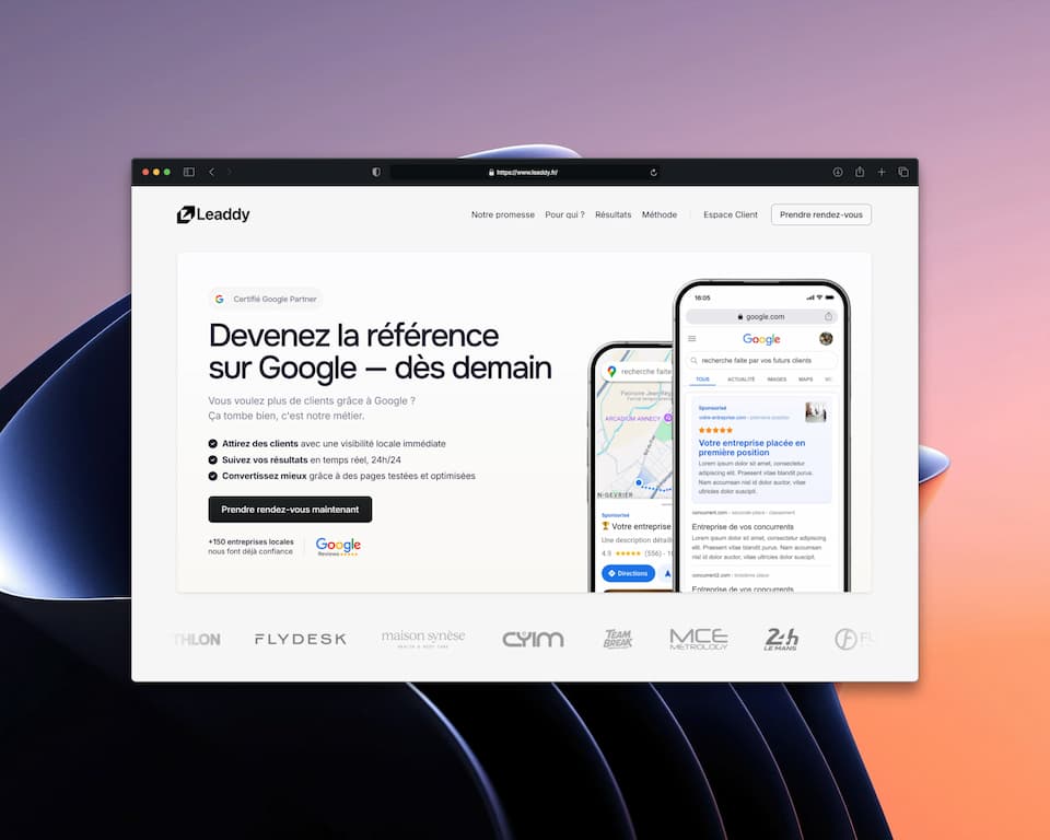 site framer agence leaddy