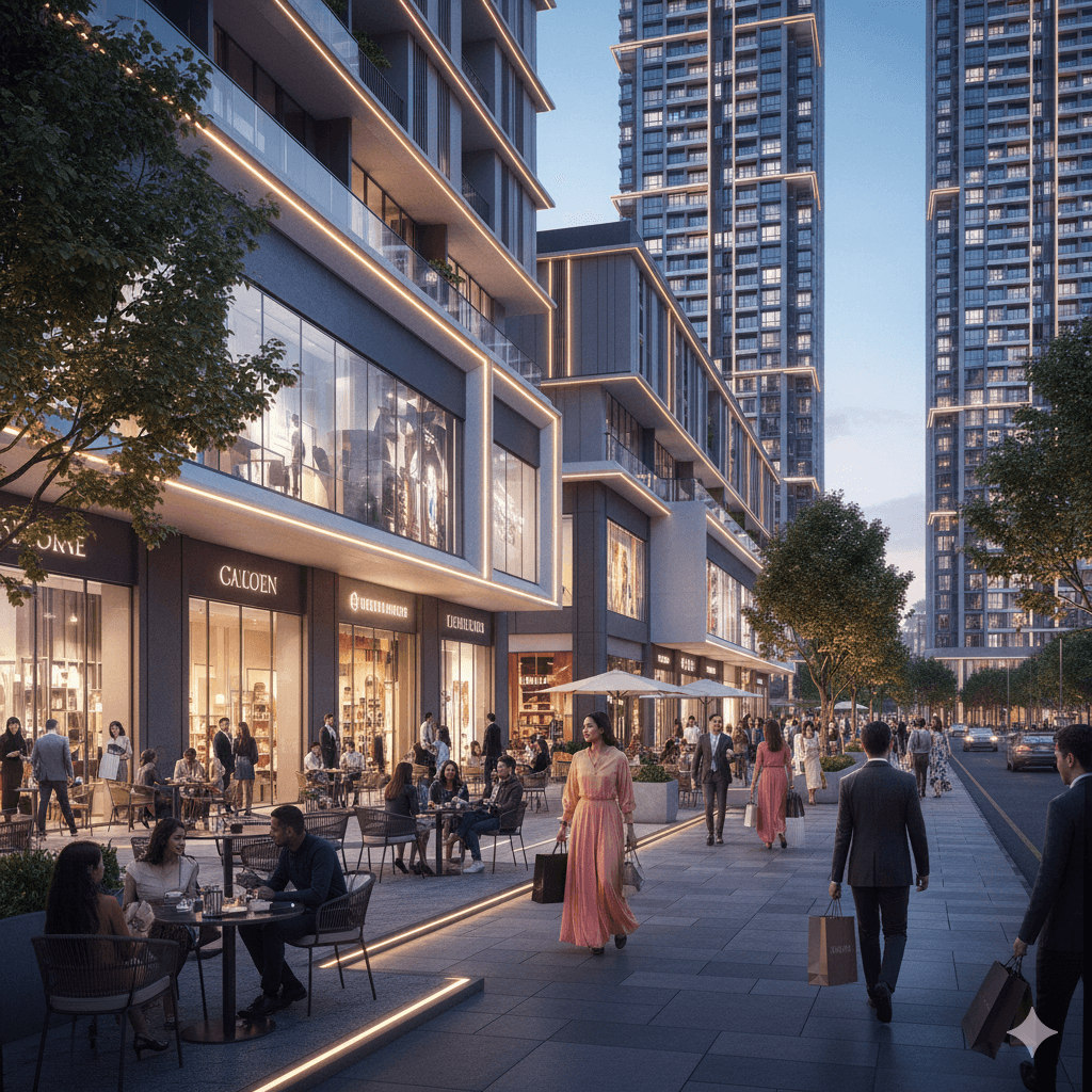 Nearness to high-end shopping and entertainment centers, Smart World, Gurgaon