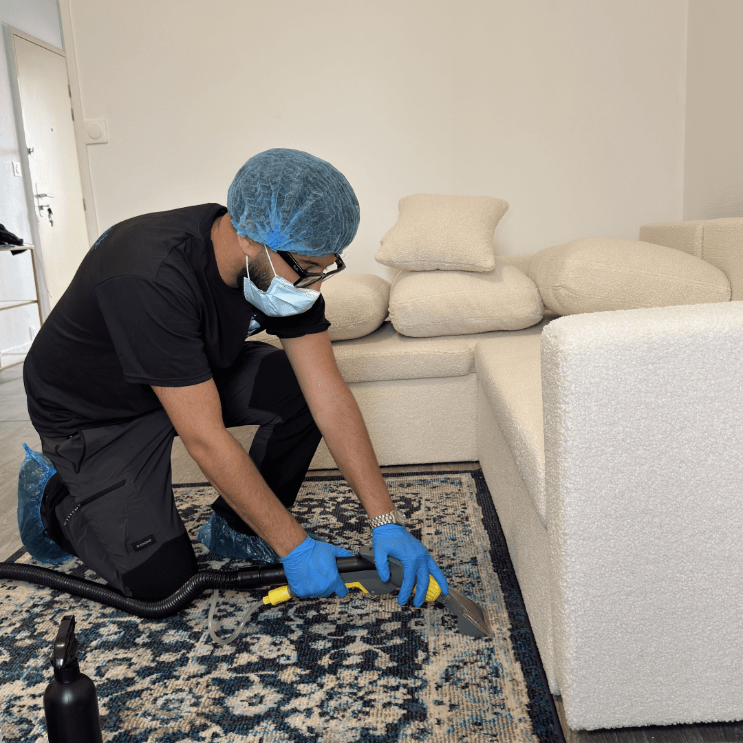 Nettoyage chaise en tissus