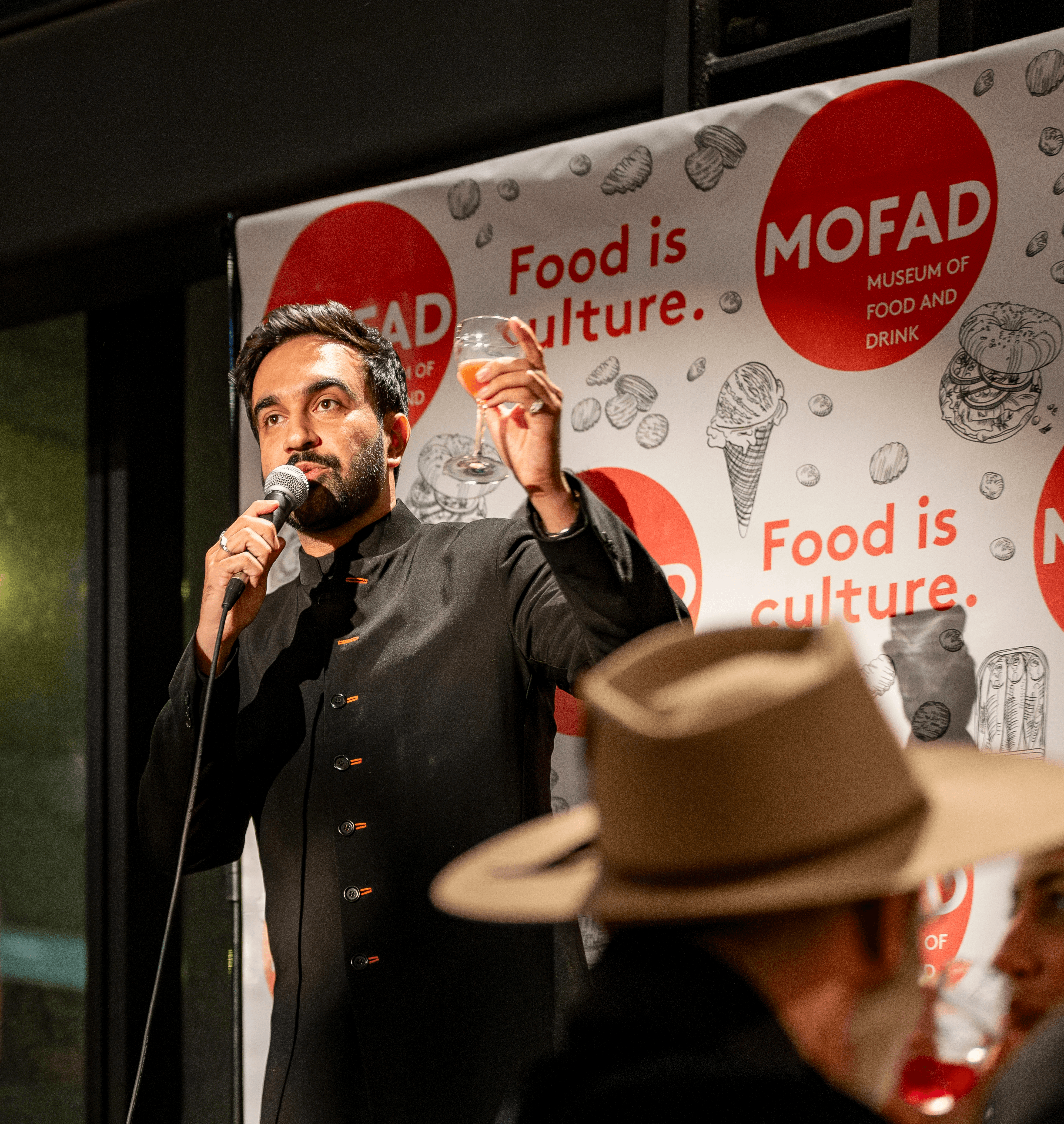 Zohran Mamdani delivering toast