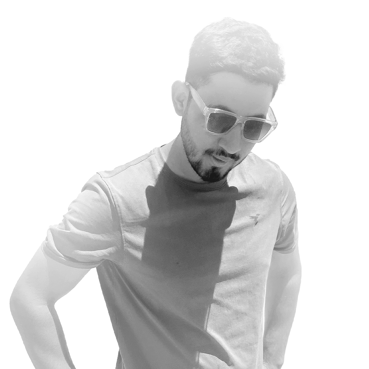 Grey metallic flower shaped object