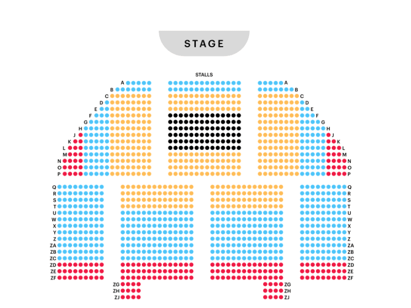 Stalls section of London's Apollo Victoria Theatre