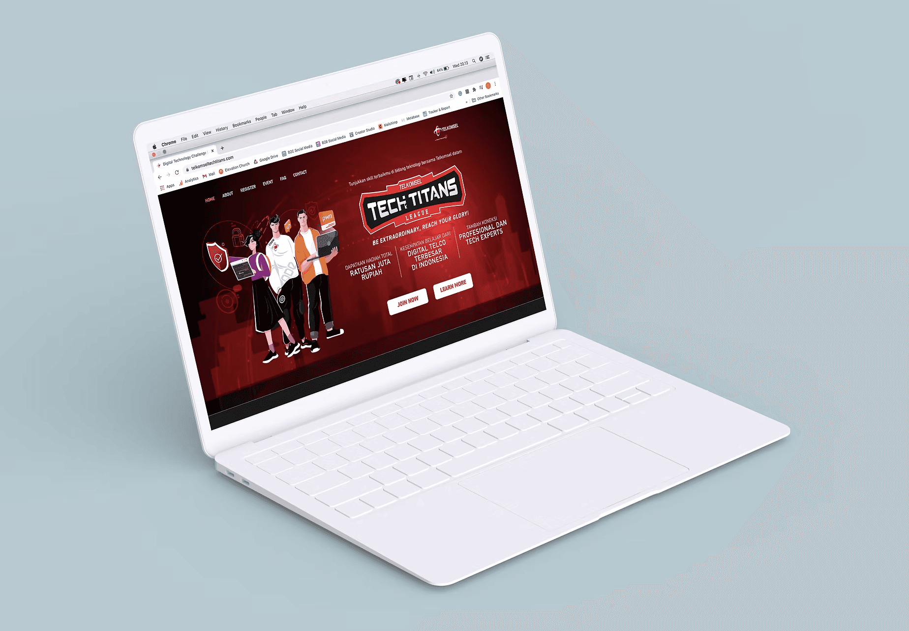 A green growth booklet mockup with simple and modern green accents