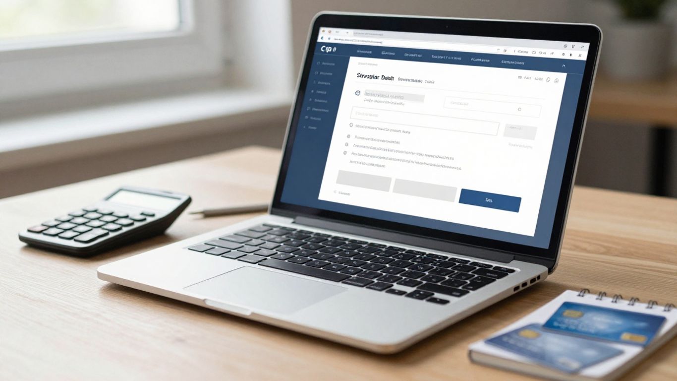 A laptop displaying VPN subscription checkout details