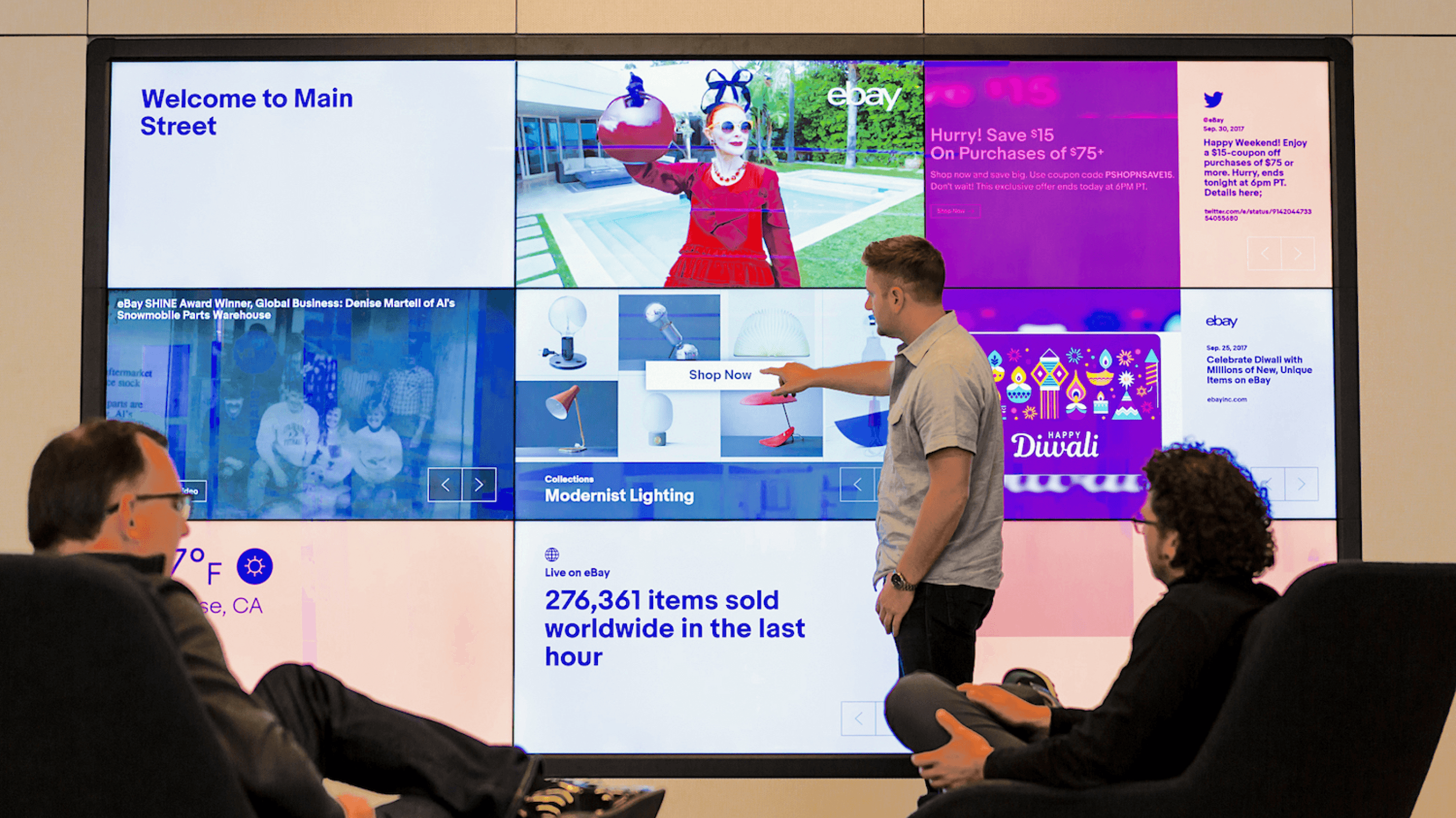 App Screen with open sidebar