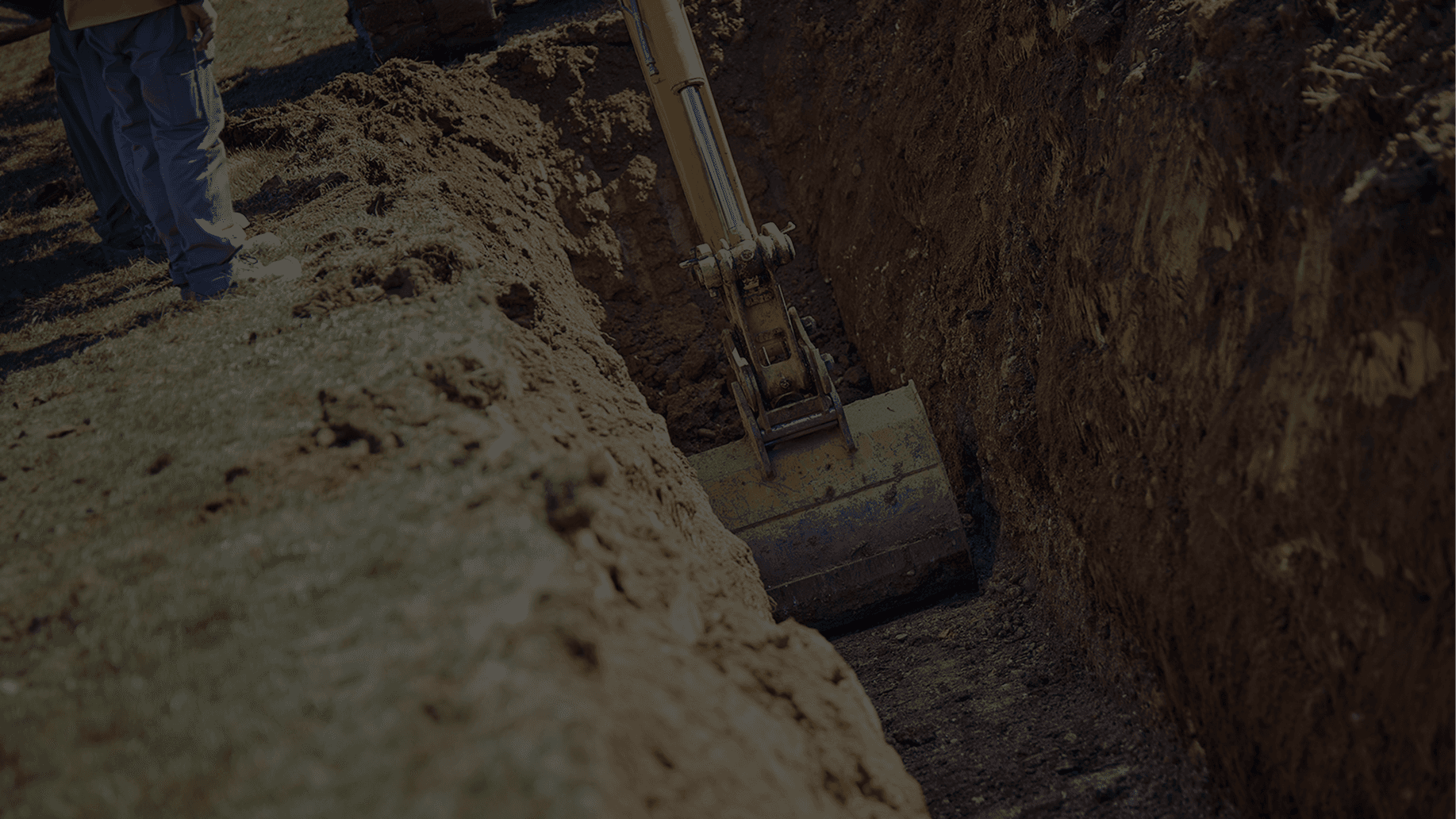 North Star Land Services Excavator