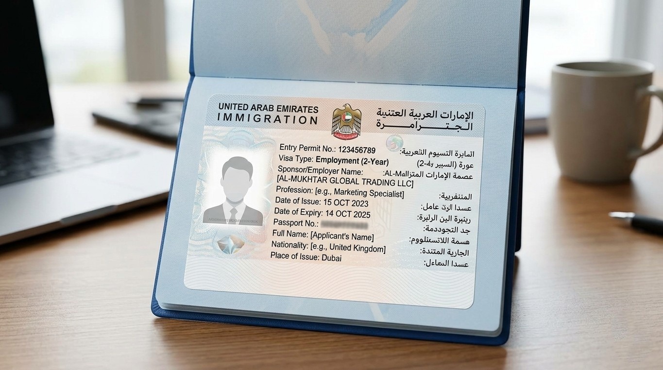 2-Year Employment Visa in Dubai: Price, Process, and Benefits (2026 Guide)