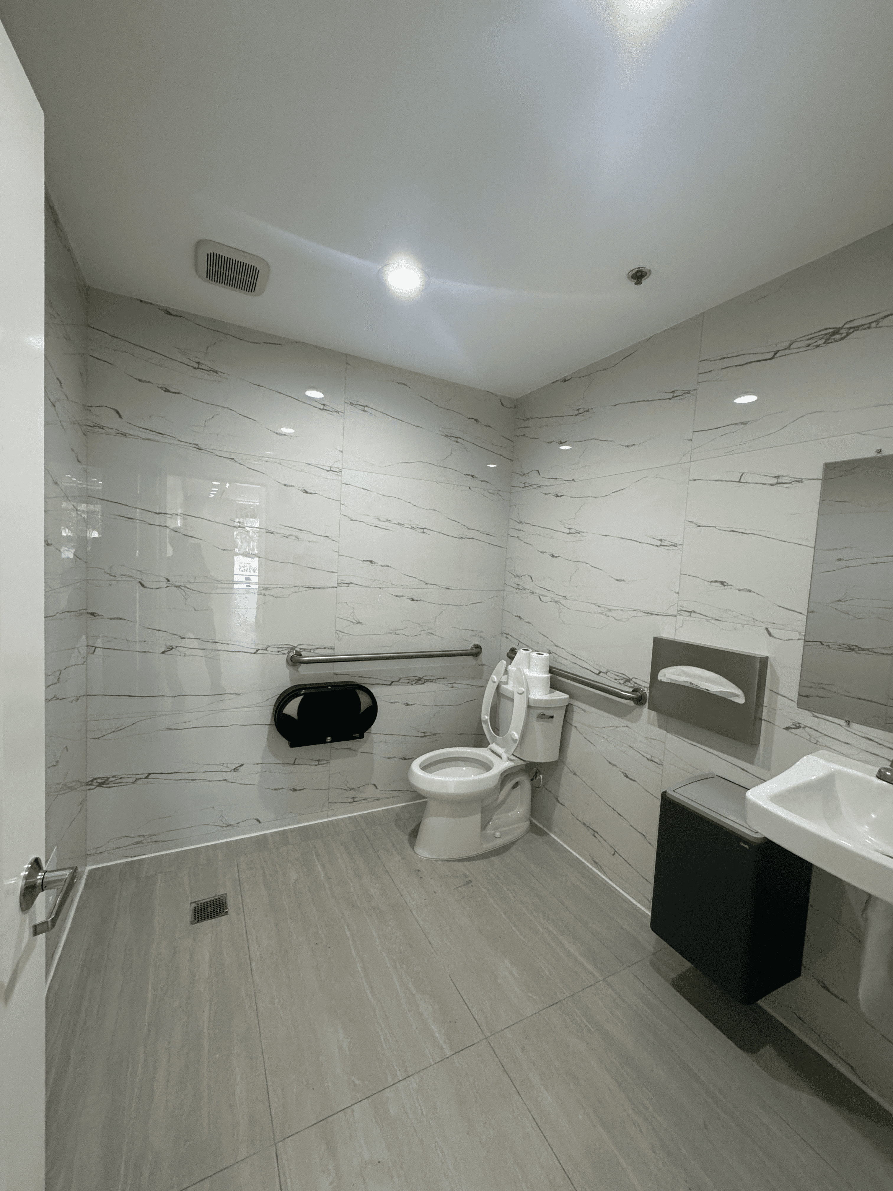 Custom wall finishes and branding installation – Karak Boba