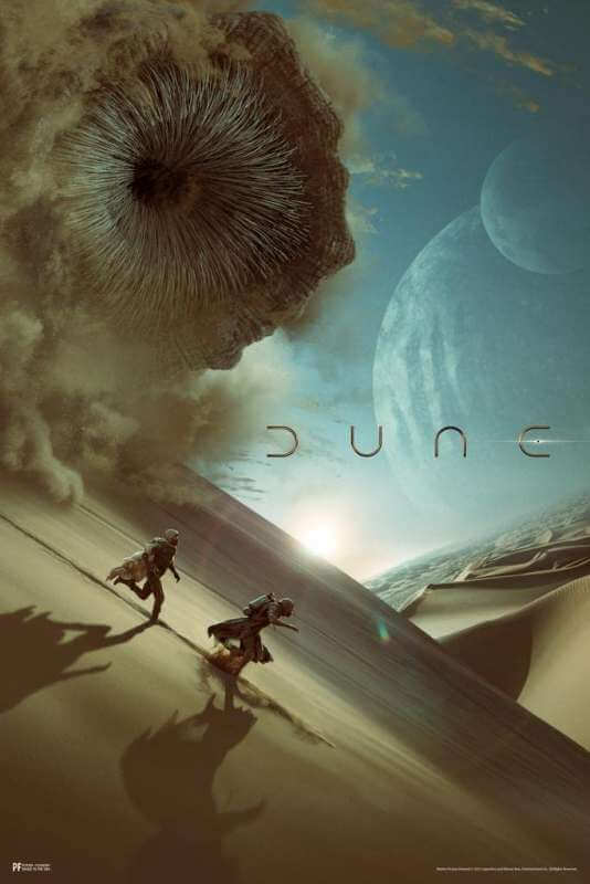 Poster from the 2021 film Dune.