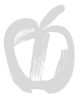 A simple, cute illustration of a smiling planet with rings, resembling Saturn, drawn in a white sketch style against a gray background.