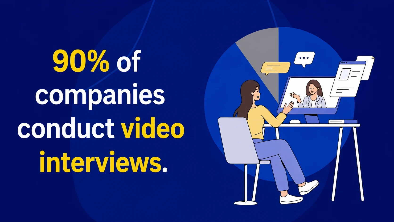 Companies conduct video interviews