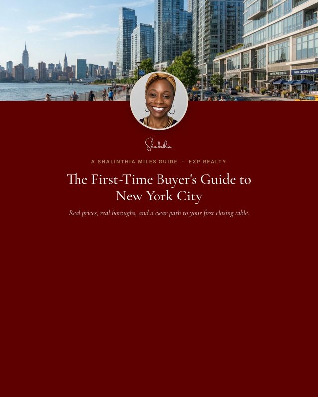 The First-Time Buyer’s Guide to New York City, cover. Select to download the PDF.