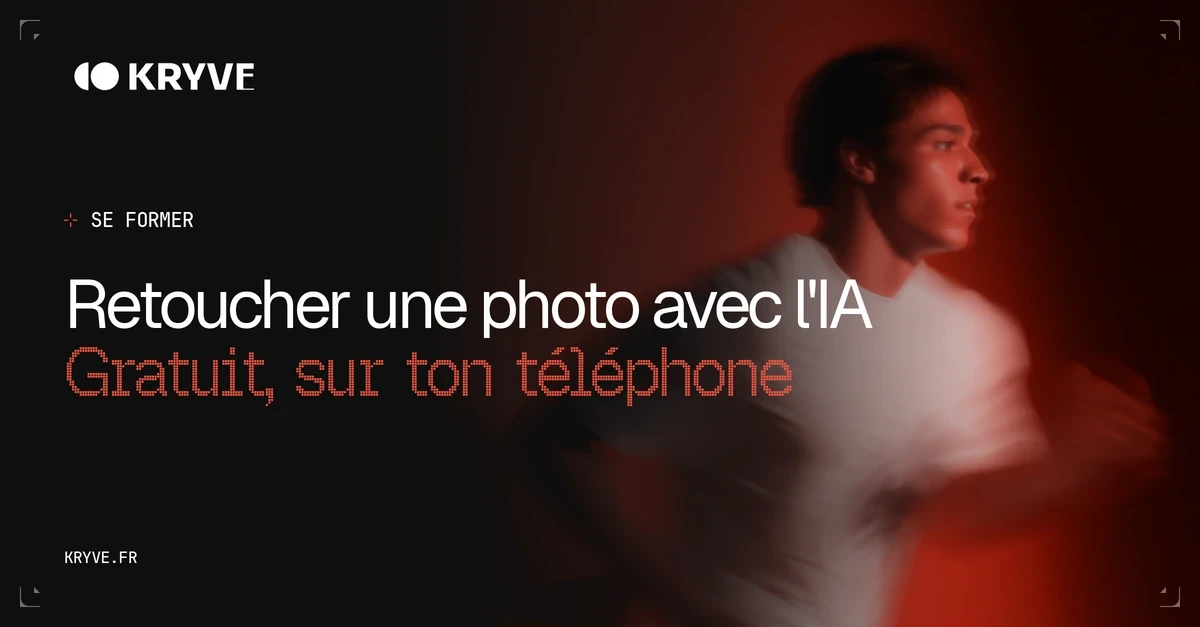 Retoucher une photo avec l'IA : Gratuit, sur ton téléphone