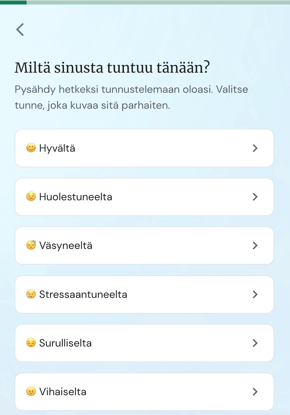 Terapiakysely, jonka avulla löydetään sopiva psykoterapeutti potilaalle
