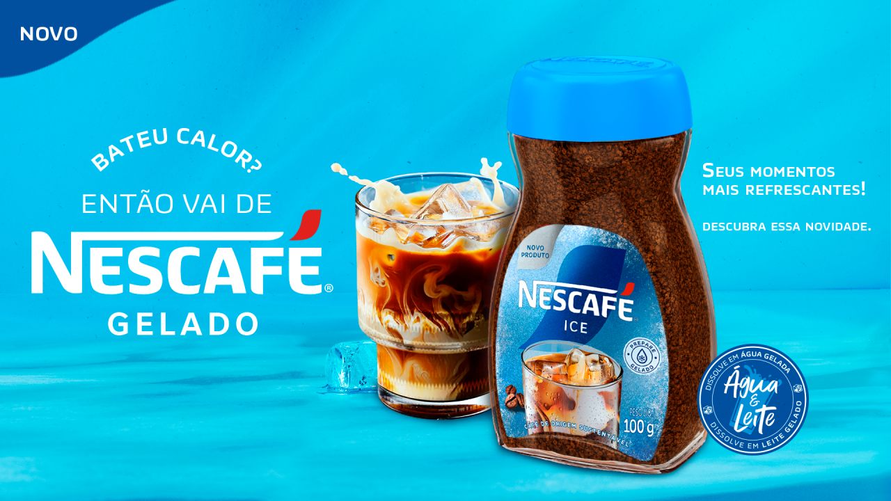 Nestlé lança Nescafé Gelado em versão solúvel 