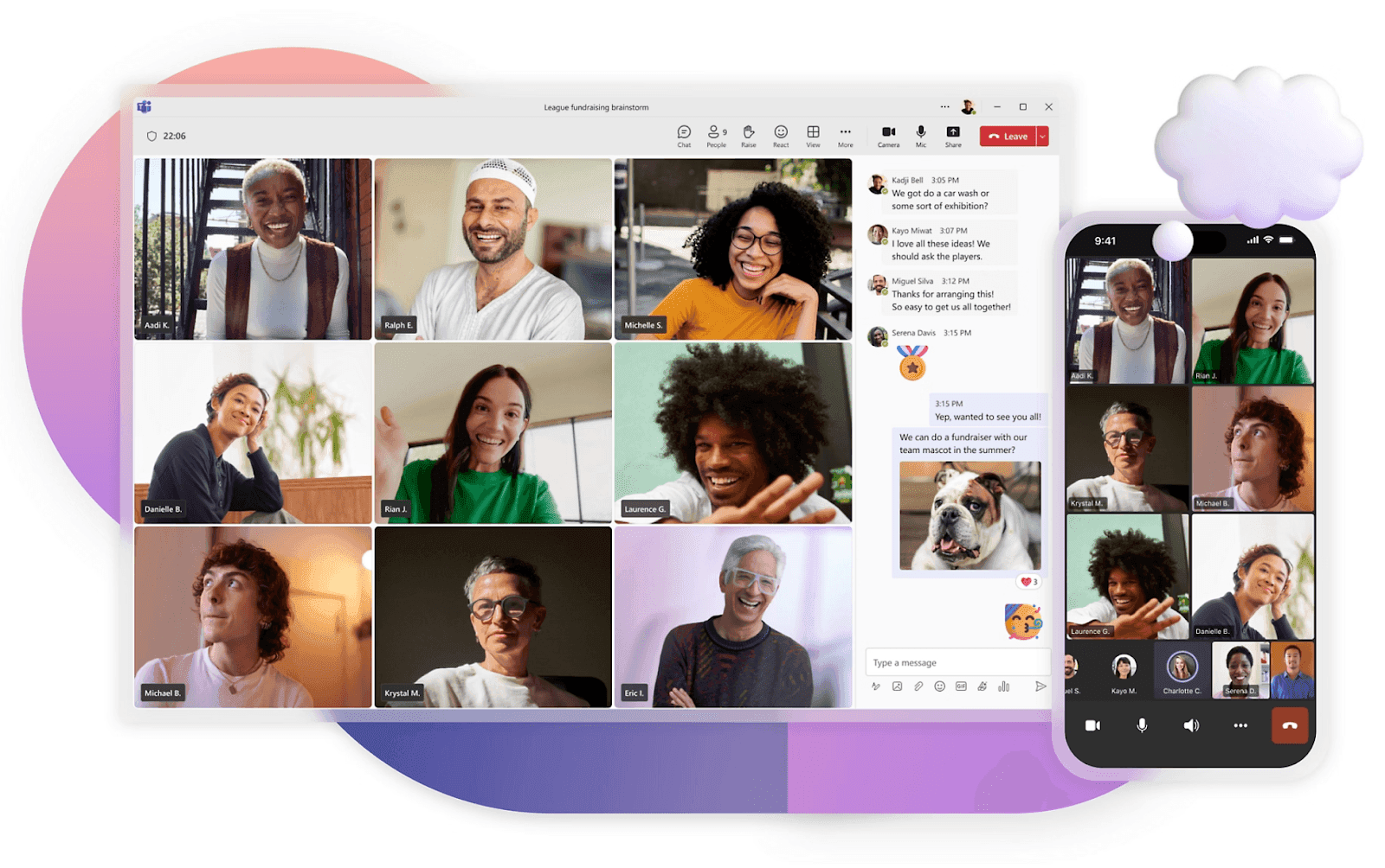 remote conference with Teams