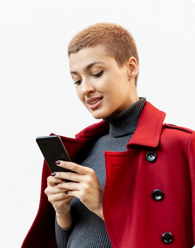 Beautiful modern woman concept