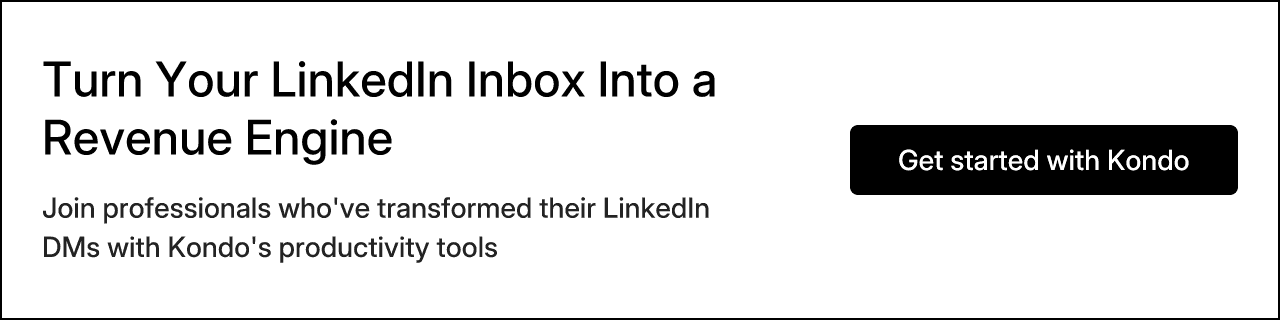 Turn Your LinkedIn Inbox Into a Revenue Engine