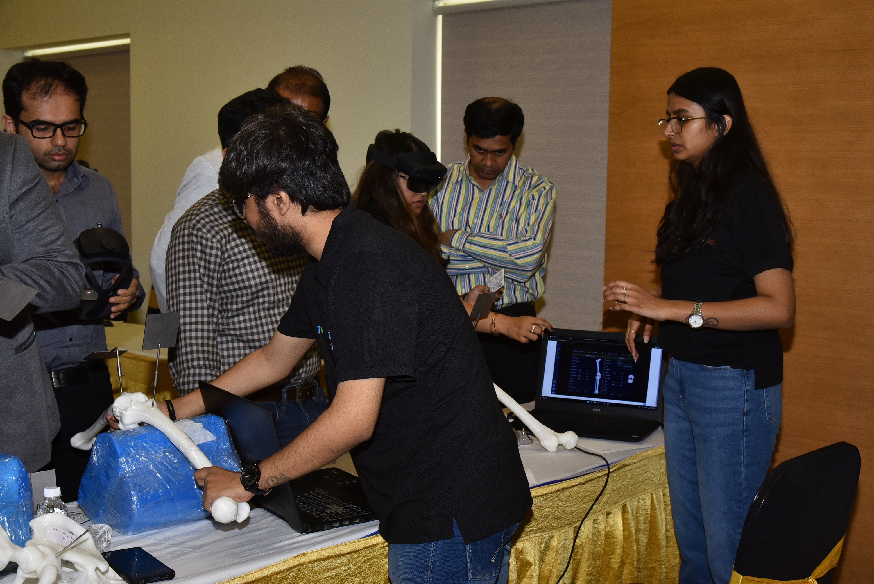 Riding a bicycle with V sign