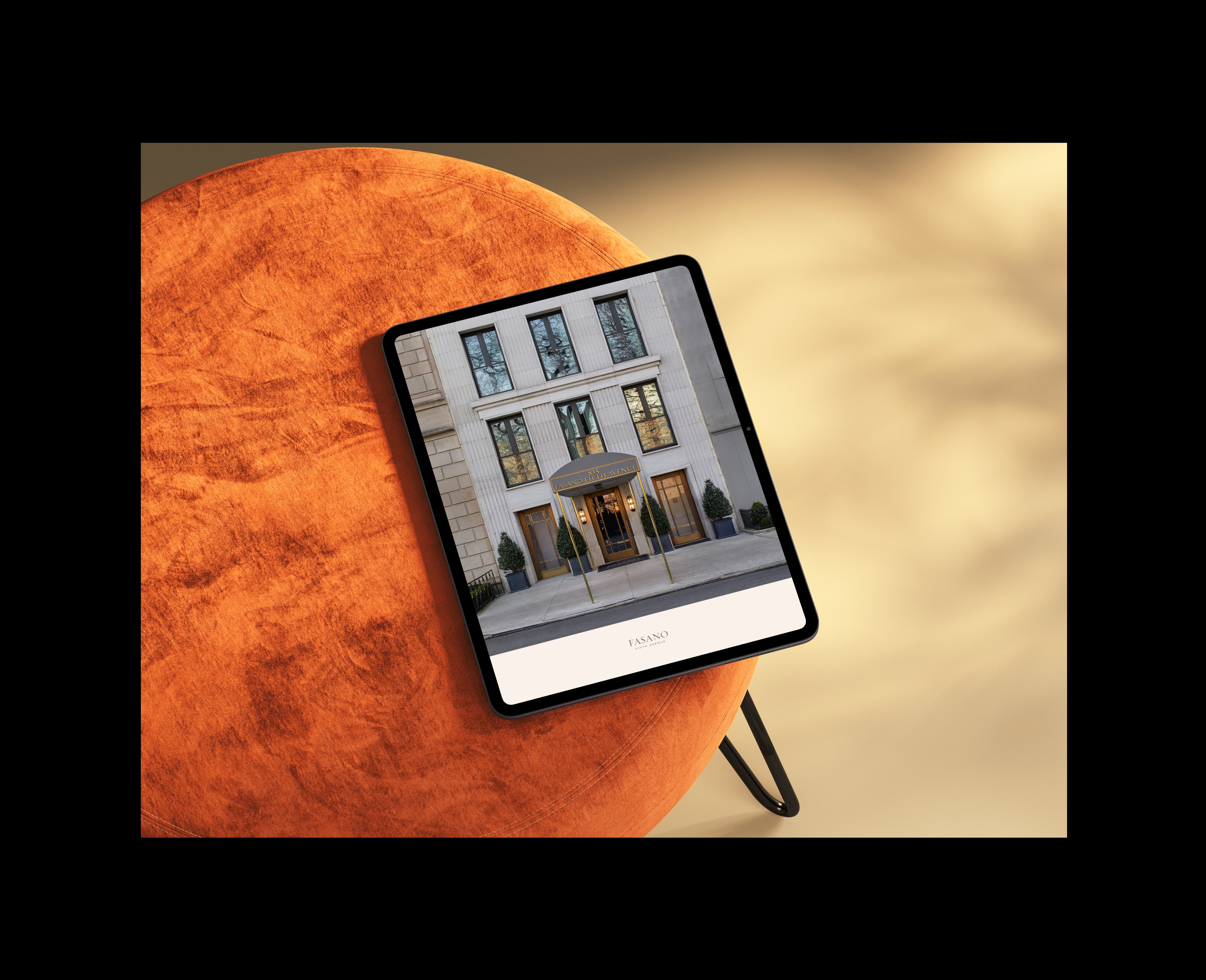 Sandro Rosa - Institutional visual system for Fasano, built on a modular grid, refined typography and balanced whitespace to reflect the brand’s quiet luxury, elegance and consistency across print and digital materials.