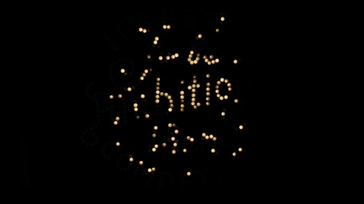 Elisa Bates typography piece disappearing