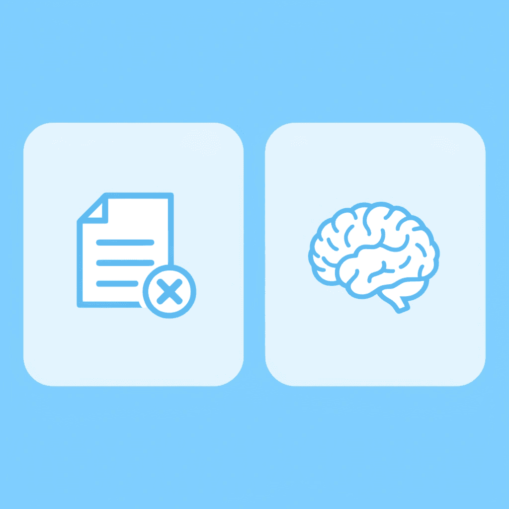 Before and after comparison showing generic chatbot rewriting text versus Otio identifying contradicting sources