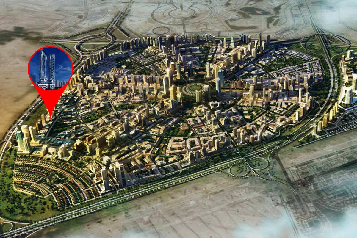 elitz by danube properties location map jvc